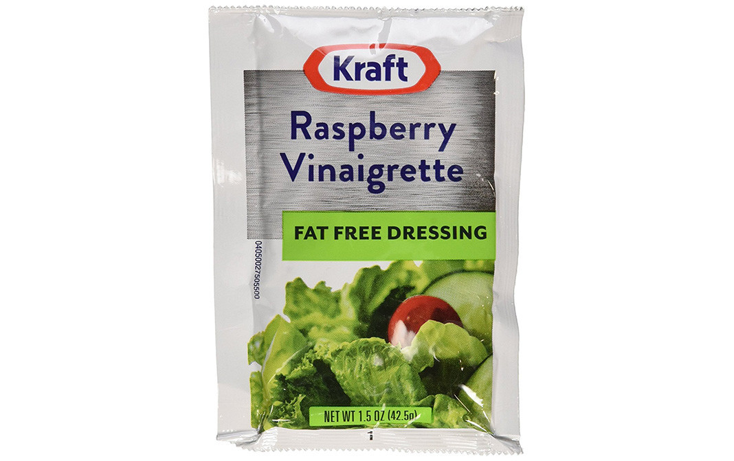 Kraft Raspberry Vinaigrette Fat Free Dressing   Pack  42.5 grams